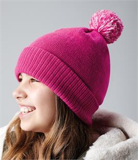 Beechfield Kids Snowstar Duo Beanie